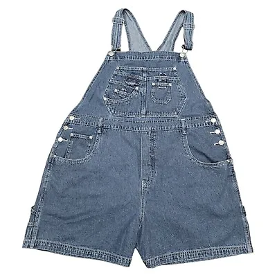 $25.95 • Buy Carolina Blues Cotton Denim Bib Overalls Shorts Womens Size 24W