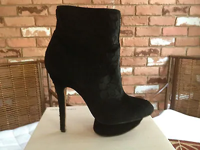 L.A.M.B Lamb Gwen Stefani Noos Women's Designer High Heels Boots Booties Black • $114.99