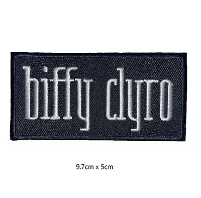 £2.99 • Buy Biffy Clyro Rock Band Embroidered Patch Sew Iron On Patches Transfer Clothes