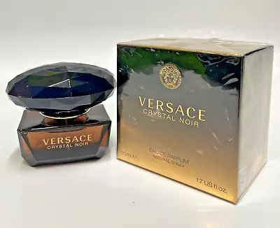 Versace Crystal Noir Eau De Parfum Natural Spray 50 Ml. / 1.7 Oz. • $89.99