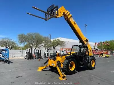 2016 JCB 512-56 56' 12000 Lbs Telescopic Reach Forklift Telehandler Bidadoo • $157.50