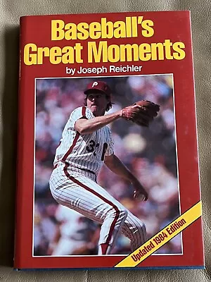 Baseball’s Great Moments 1984 HB/DC Excellent Condition 280 Pages Vintage • $2