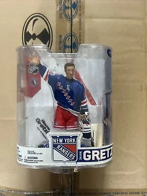 NHL Legends Series 6 Wayne Gretzky Uncirculated New York Rangers Jersey Figure • $39.99