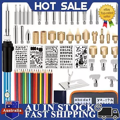 71Pcs Wood Burning Pen Set Soldering Craft Kit Pyrography 2024 NEW. • $33.86