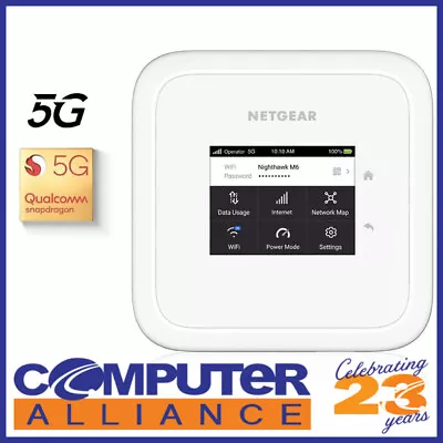 Netgear Nighthawk M6 5G WiFi 6 Mobile Router Hotspot • $899