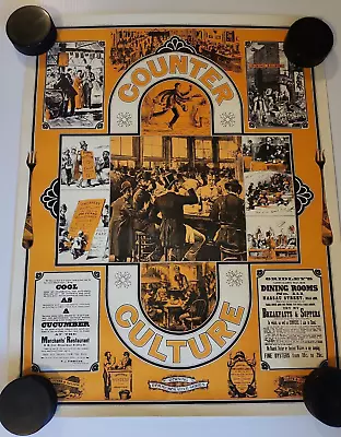 Vintage Corning Commemorative Series Poster - Counter Culture • $18