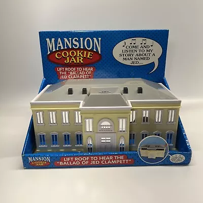 NEW 2002 Beverly Hillbillies Musical Mansion Cookie Jar -Ballad Of Jed-SHIPS NOW • $54.99