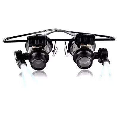 20x LED Light Magnifying Glasses Eye Magnifier Loupe Lens Jeweler Watch Repar • $12.87