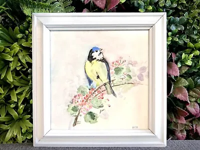 Vintage Tile Decorative Bird Framed 7x7 Signed Trivet Mother’s Day Gift For Mom • $9.99