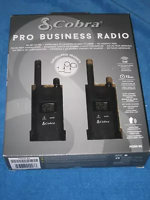 Cobra PX500BG Pro Business Series 22-Channels Walkie Talkies 2-Way Radios New! • $36.50