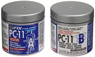 PC-Products PC-11 Epoxy Adhesive Paste Two-Part Marine Grade 1/2lb In Two Off • $19.23