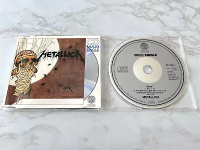 Metallica One CD Maxi Single GERMANY IMPORT! 1989 Vertigo 874 155-2 RARE! OOP! • $45.99