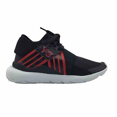 Adidas Y-3 Yohji Yamamoto Qasa Elle Lace Black Red Sneakers AQ5453 Size 5.5 • $59.99