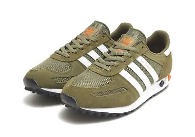 Adidas Originals LA Trainer OG Retro Green Running Trainers Sneakers Men Size • $222.09