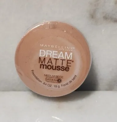 1-Maybelline Dream Matte Mousse Foundation Medium Beige Medium 3. • $9