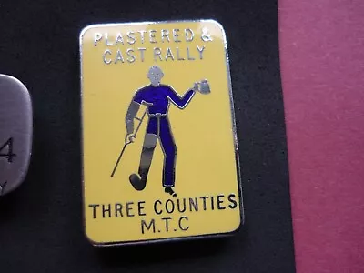 Plastered & Cast Rally Badge • £5