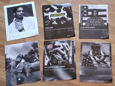 A$AP Rocky 6 Fabric Posters 8  X 10  Tracklist Covers LONG.LIVE.A$AP TESTING + • £23.15