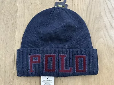 Polo Ralph Lauren Navy Beanie Hat • £39