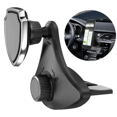 Magnetic Car Phone Holder Stand For Apple IPhone Samsung CD Slot Mount Accessory • $14.30