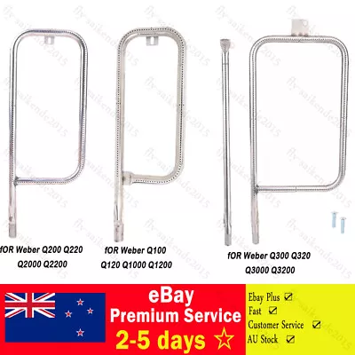 Gas Grill Burner Tube For Weber Q100 Q120 Q1000 Q200 Q220 Q2000 Q300 Q320 Q3000  • $27.88