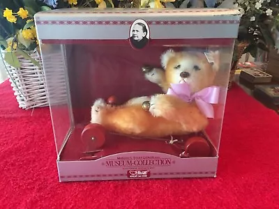 STEIFF  Baby Bear Pull Toy #401602 NEW Mint NRFBox W/Shipper • $306.54