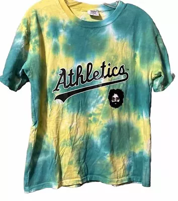 Oakland Athletics Jerry Garcia T Shirt Medium Short Sleeve Adult* • $15