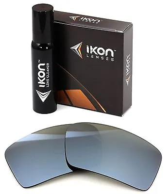 Polarized IKON Iridium Replacement Lenses For Oakley Eyepatch 2 Silver Mirror • $35.90