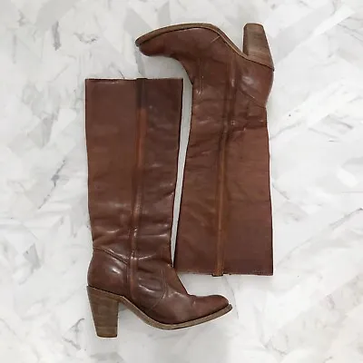 FRYE Vintage Cowboy Boots Size 7.5 • $135