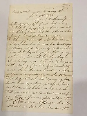 Civil War Letter Sgt. Albert Towne 32nd Iowa Infantry 6/12/1865 Montgomery • $75