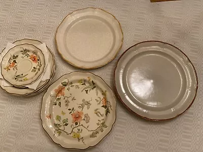 9 Mikasa Vintage Olde Tapestry Heritage Collection Dinner Plates Salad Bowls • $30