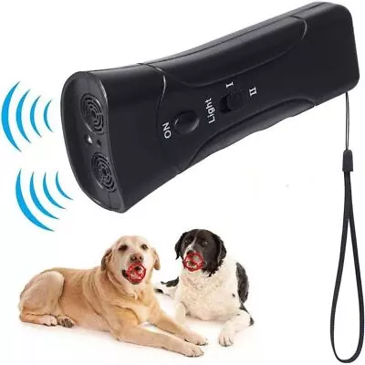 Dog Anti Bark Device Ultrasonic Barking Control Stop Repeller Trainer Train Tool • £5.79