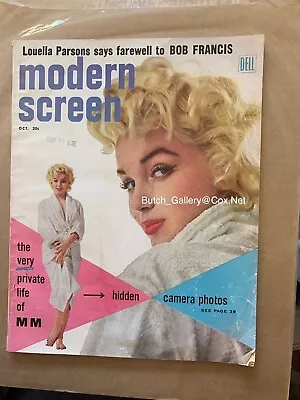 MARILYN MONROE Modern Screen Magazine October 1955 • $49