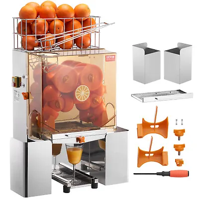 VEVOR Commercial Orange Juicer Machine 120W Juice Squeezer Extractor Filter Box • $955.99