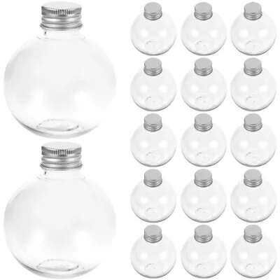 FOMIYES 25pcs 150ml Clear Plastic Light Bulb Jars With Lid-IM • $85.48