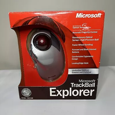 Microsoft X08-70344 Trackball Explorer PS/2/USB Rollerball *TESTED* • $129.99