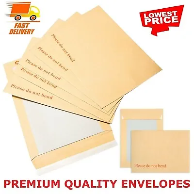 Board Backed Envelopes Hard Please Do Not Bend C3 C4 C5 C6 B4 B5 Cheapest A3 A4 • £2.29