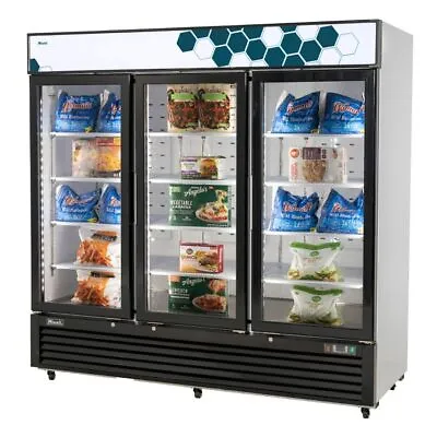 Migali - C-72FM-HC Commercial 3 Glass Door Merchandiser Freezer • $7840