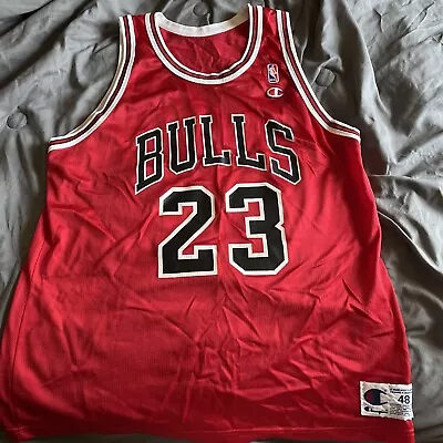 Michael Jordan NBA Champion Red Jersey • $35