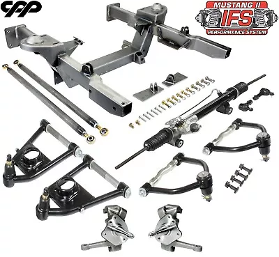 1962-67 Chevy Nova Front Ifs Mustang 2 Front End Crossmember Component Kit Drop • $1860