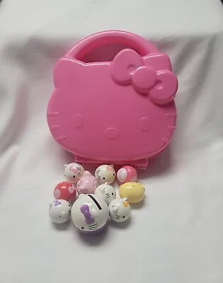 Hello Kitty McDonald's Vintage Pink Plastic Box 2002 With Y2K Gacha Toys • $14.99