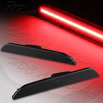 For 2015-2020 Ford Mustang Smoke Lens LED Rear Bumper Side Marker Lights Lamp • $19.50