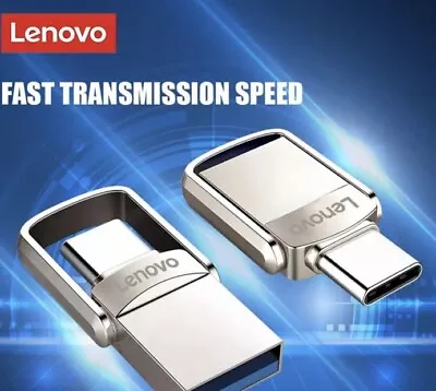 Lenovo USB 3.0 Type C  2TB OTG Flash Drive Metal Memory Stick Pen For PC Phone • £3.30