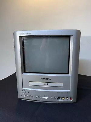 Toshiba 9 Inch CRT TV DVD Combo Model No. MD9DM1R Portable GAMING NO REMOTE #2 • $125