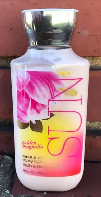 Bath & Body Works GOLDEN MAGNOLIA SUN Shea &Vitamin E Body Lotion Full 8 Oz • $14.95