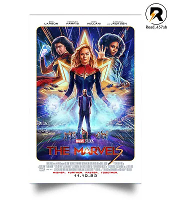 The Marvels Movies Poster Wall Art Decor Home Print Full Size #2 • $60.95