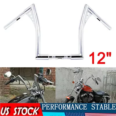 10  12  14  18  Rise Ape Hanger Handlebar For Honda Valkyrie VTX1300 Shadow Aero • $117.12