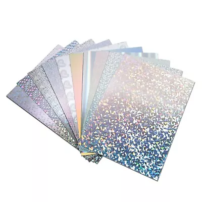 A4 Holographic Card - Luxury Metallic Products Choice Of Designs And Sizes A5 • £5.50