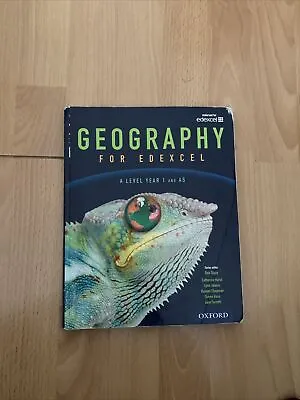 Edexcel A Level Geography For Year 1 & AS Textbook Great Condition • £10