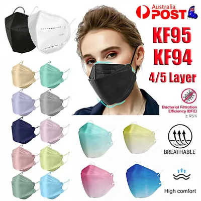 $9.49 • Buy 100Pc N95 KN95 KF94 Mask Disposable Particulate Respirator Face Masks 5 Layer