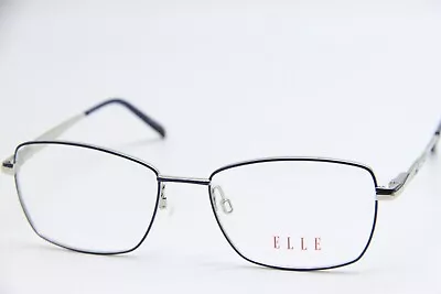 New Elle El 13497 Bl Blue Silver Authentic Eyeglasses 53-17 • $42.72